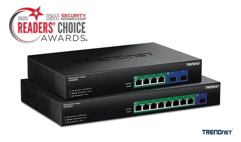 TRENDnetのGaN Power PoE++スイッチがSIW読者賞を受賞